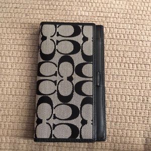 Coach Passport holder